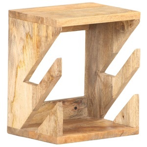 vidaXL, vidaXL Skateboard Wandhalter 25x20x30 cm Mango Massivholz, 