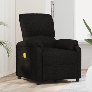 vidaXL, vidaXL Massagesessel Schwarz Stoff, 