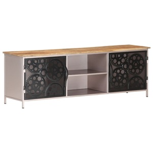 vidaXL, vidaXL TV-Schrank 120x30x40 cm Raues Mangoholz