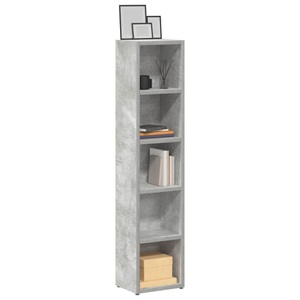 vidaXL, vidaXL CD-Regale 2 Stk. Betongrau 21x16x93,5 cm Spanplatte, vidaXL CD-Regale 2 Stk. Betongrau 21x16x93,5 cm Holzwerkstoff
