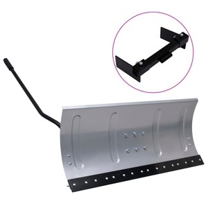 vidaXL, vidaXL Schneeschild für Rasentraktor mit Adapter 100 cm, vidaXL Schneeschild für Rasentraktor mit Adapter 100 cm