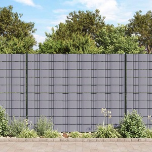 vidaXL, vidaXL Garten-Sichtschutz 4 Stk. PVC 35x0,19 m Matt-Hellgrau, vidaXL Garten-Sichtschutz 4 Stk. PVC 35x0,19 m Matt-Hellgrau