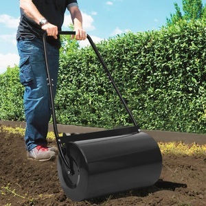 vidaXL, vidaXL Rasenwalze Schwarz 63 cm 50 L, vidaXL Rasenwalze Schwarz 63 cm 50 L