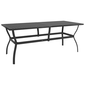 vidaXL, vidaXL Gartentisch Anthrazit 190x80x72 cm Stahl