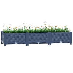 vidaXL, vidaXL Hochbeet 120x40x23 cm Polypropylen, vidaXL Hochbeet 120x40x23 cm Polypropylen