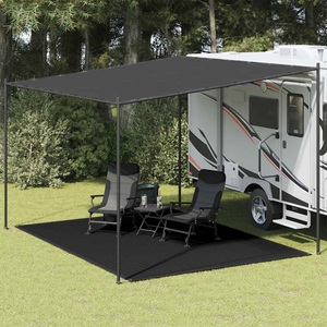 vidaXL, vidaXL Zeltteppich 300x400 cm Schwarz