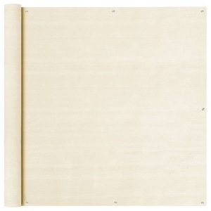 vidaXL, vidaXL Balkon Sichtschutz Creme 120x300 cm HDPE, vidaXL Balkon Sichtschutz Creme 120x300 cm HDPE