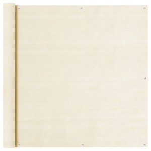 vidaXL, vidaXL Balkon Sichtschutz Creme 120x500 cm HDPE