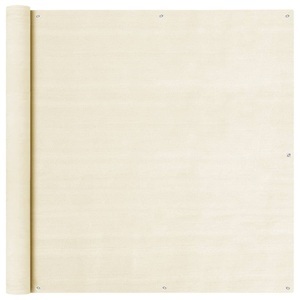 vidaXL, vidaXL Balkon Sichtschutz Creme 120x600 cm HDPE