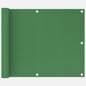 vidaXL, vidaXL Balkon-Sichtschutz Hellgrün 75x600 cm HDPE, 