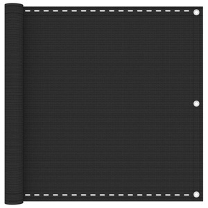 vidaXL, vidaXL Balkon-Sichtschutz Anthrazit 90x500 cm HDPE, vidaXL Balkon-Sichtschutz Anthrazit 90x500 cm HDPE