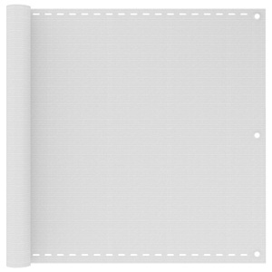 vidaXL, vidaXL Balkon-Sichtschutz Weiß 90x300 cm HDPE, vidaXL Balkon-Sichtschutz Weiß 90x300 cm HDPE