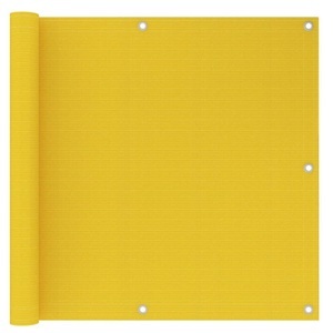 vidaXL, vidaXL Balkon-Sichtschutz Gelb 90x300 cm HDPE, vidaXL Balkon-Sichtschutz Gelb 90x300 cm HDPE