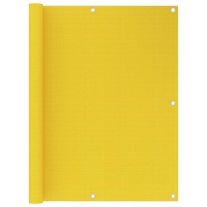 vidaXL, vidaXL Balkon-Sichtschutz Gelb 120x300 cm HDPE, vidaXL Balkon-Sichtschutz Gelb 120x300 cm HDPE