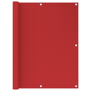 vidaXL, vidaXL Balkon-Sichtschutz Rot 120x500 cm HDPE, vidaXL Balkon-Sichtschutz Rot 120x500 cm HDPE
