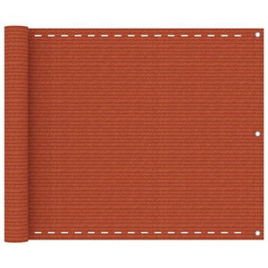 vidaXL, vidaXL Balkon-Sichtschutz Orange 75x500 cm HDPE, vidaXL Balkon-Sichtschutz Orange 75x500 cm HDPE