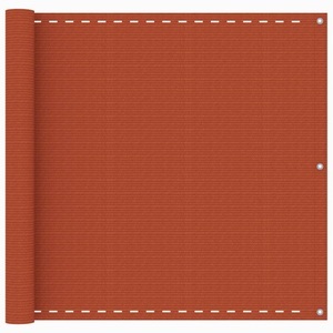 vidaXL, vidaXL Balkon-Sichtschutz Orange 90x400 cm HDPE, vidaXL Balkon-Sichtschutz Orange 90x400 cm HDPE