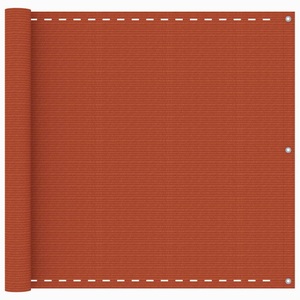 vidaXL, vidaXL Balkon-Sichtschutz Orange 90x500 cm HDPE, vidaXL Balkon-Sichtschutz Orange 90x500 cm HDPE