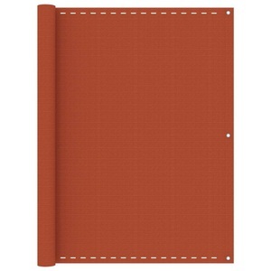 vidaXL, vidaXL Balkon-Sichtschutz Orange 120x600 cm HDPE, vidaXL Balkon-Sichtschutz Orange 120x600 cm HDPE