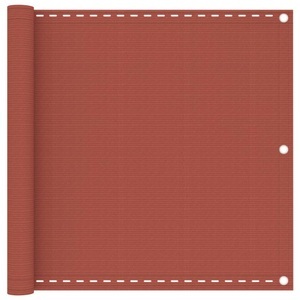 vidaXL, vidaXL Balkon-Sichtschutz Terracotta-Rot 90x500 cm HDPE, vidaXL Balkon-Sichtschutz Terracotta-Rot 90x500 cm HDPE