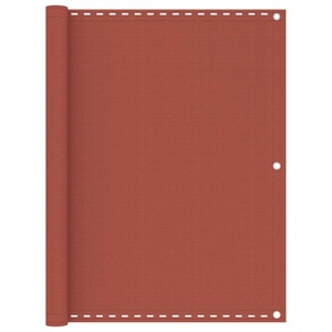 vidaXL, vidaXL Balkon-Sichtschutz Terracotta-Rot 120x400 cm HDPE