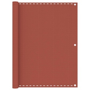 vidaXL, vidaXL Balkon-Sichtschutz Terracotta-Rot 120x600 cm HDPE, vidaXL Balkon-Sichtschutz Terracotta-Rot 120x600 cm HDPE
