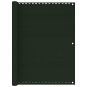 vidaXL, vidaXL Balkon-Sichtschutz Dunkelgrün 120x300 cm HDPE, vidaXL Balkon-Sichtschutz Dunkelgrün 120x300 cm HDPE