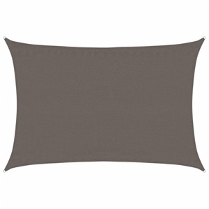vidaXL, vidaXL Sonnensegel 160 g/m² Anthrazit 3,5x5 m HDPE, VidaXL - Sonnensegel, One Size, Grau