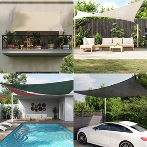 vidaXL, vidaXL Sonnensegel 160 g/m² Anthrazit 4x5x5 m HDPE, vidaXL Sonnensegel 160 g/m² Anthrazit 4x5x5 m HDPE