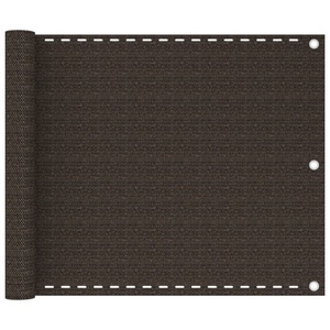 vidaXL, vidaXL Balkon-Sichtschutz Braun 75x300 cm HDPE, 