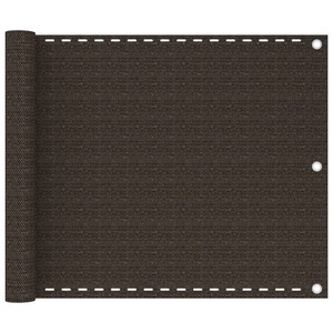 vidaXL, vidaXL Balkon-Sichtschutz Braun 75x500 cm HDPE, 