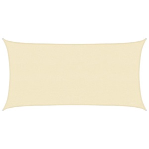 vidaXL, vidaXL Sonnensegel 160 g/m² Creme 2,5x4,5 m HDPE, 