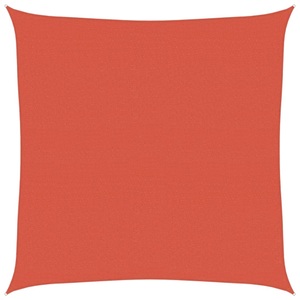 vidaXL Sonnensegel 160 g/m² Terrakottarot 5x5 m HDPE