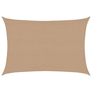vidaXL, vidaXL Sonnensegel 160 g/m² Taupe 4x6 m HDPE