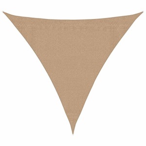vidaXL, vidaXL Sonnensegel 160 g/m² Taupe 3x3x3 m HDPE, 