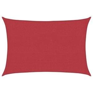 vidaXL, vidaXL Sonnensegel 160 g/m² Rot 3,5x4,5 m HDPE, 