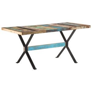 vidaXL, vidaXL Esstisch 160x80x76 cm Altholz Massiv, 