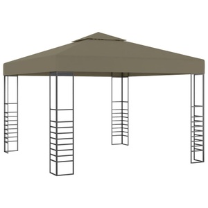 vidaXL, vidaXL Gartenzelt 3x3 m Taupe 180 g/m²