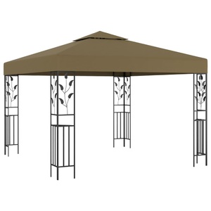 vidaXL, vidaXL Pavillon 3x3 m Taupe 180 g/m²