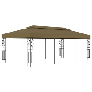 vidaXL, vidaXL Pavillon 6x3 m Taupe 180 g/m², vidaXL Pavillon 6x3 m Taupe 180 g/m²