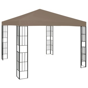 vidaXL, vidaXL Pavillon 3x3 m Taupe