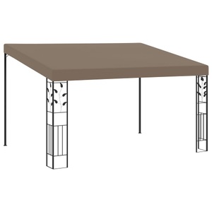 vidaXL, vidaXL Wand-Pavillon 4x3x2,5 m Taupe