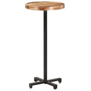 vidaXL, vidaXL Bartisch Rund Ø50x110 cm Akazie Massivholz, 