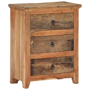 vidaXL, vidaXL Sideboard 60x33x75 cm Akazie und Recyceltes Massivholz, vidaXL Sideboard 60x33x75 cm Akazie und Recyceltes Massivholz