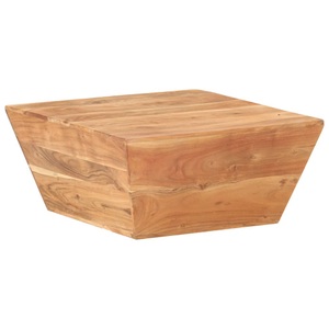 vidaXL, vidaXL Couchtisch V-Form 66x66x30 cm Akazie Massivholz, vidaXL Couchtisch V-Form 66x66x30 cm Akazie Massivholz