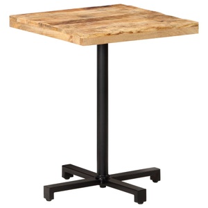 vidaXL, vidaXL Bistrotisch Quadratisch 60x60x75 cm Raues Mangoholz, vidaXL Bistrotisch Quadratisch 60x60x75 cm Raues Mangoholz