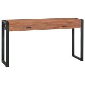 vidaXL, vidaXL Schreibtisch mit 2 Schubladen 140x40x75 cm Recyceltes Teak