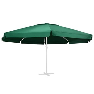 vidaXL, vidaXL Ersatzbezug für Sonnenschirm Grün 600 cm, vidaXL Ersatzbezug für Sonnenschirm Grün 600 cm