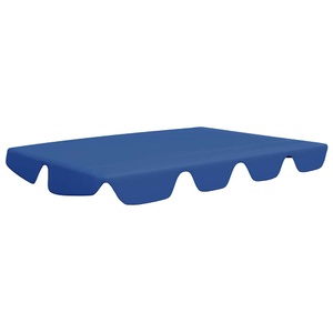 vidaXL, vidaXL Ersatzdach für Hollywoodschaukel Blau 188/168x110/145 cm