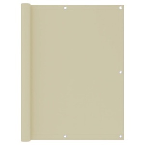 vidaXL, vidaXL Balkon-Sichtschutz Creme 120x600 cm Oxford-Gewebe, vidaXL Balkon-Sichtschutz Creme 120x600 cm Oxford-Gewebe